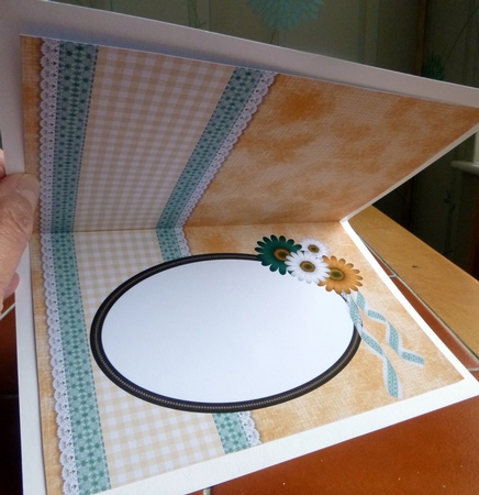 Pretty Yellow Floral Insert by CAROL LODGE