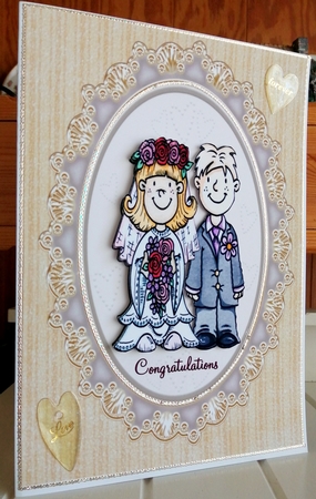 The wedding Couple by CAROL LODGE
