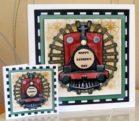 Fathers Day - Train Front by CAROL LODGE
