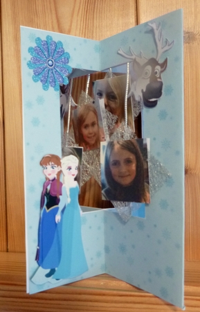 ICE COLD STAR DANGLE CARD by CAROL LODGE
