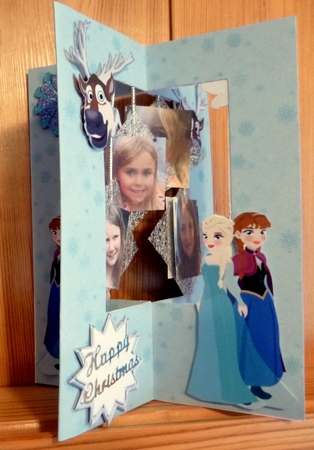 ICE COLD STAR DANGLE CARD by CAROL LODGE