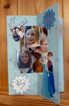 ICE COLD STAR DANGLE CARD by CAROL LODGE