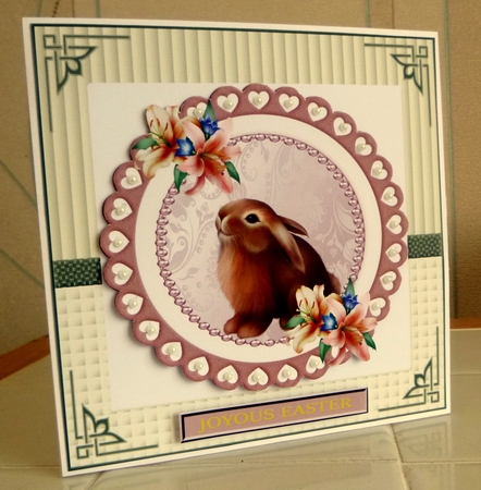 Easter Bunny Is On His Way by CAROL LODGE