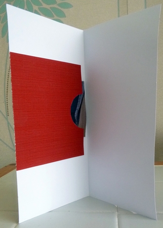 Add a Photo 21st Birthday Card with easy fold frame by CAROL LODGE