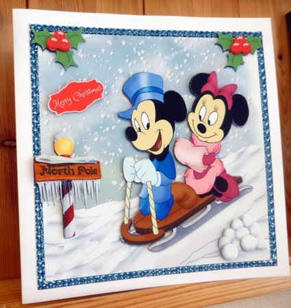 Mickey & Minnie Winter Fun 4 by CAROL LODGE
