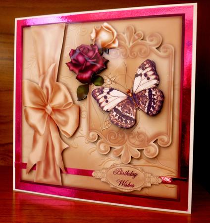 Antique Charm 8" Square Card Mini-kit by CAROL LODGE