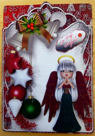 Little Angel Shaped Card Mini Kit by CAROL LODGE