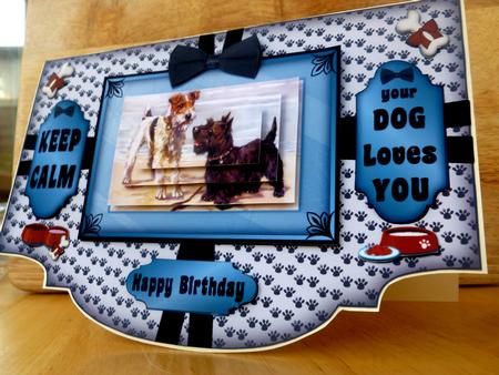 Keep Calm Your Dog Loves You by CAROL LODGE