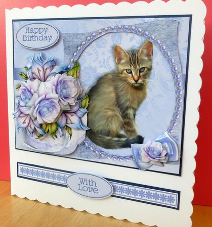 Kittens & Flower Baskets Aperture Mini Kit - Tabby Tina by CAROL LODGE