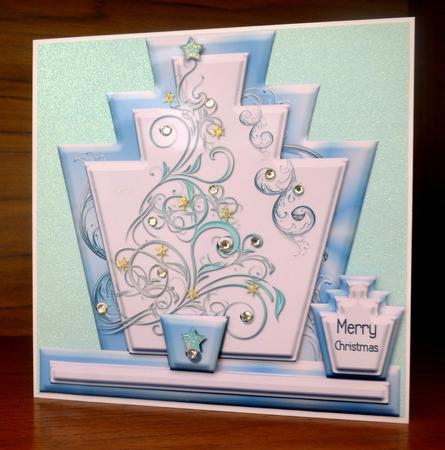 Deco Style Topper - Deck the Halls - Contemporary by CAROL LODGE