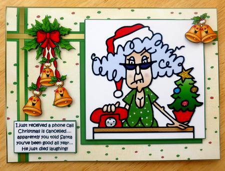 Stella Christmas is Cancelled Quick Card by CAROL LODGE