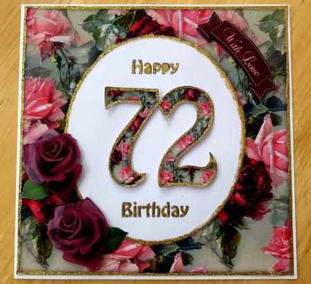 Fancy Vintage Roses Any Age 8x8 Mini Kit by CAROL LODGE