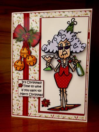 Stella It's Christmas Wine If You Want To by CAROL LODGE