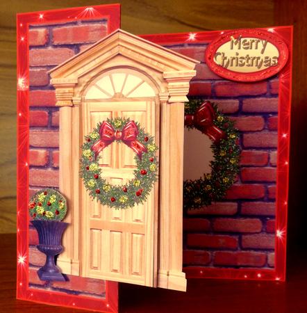Fold Back Mini Kit Christmas Door by CAROL LODGE