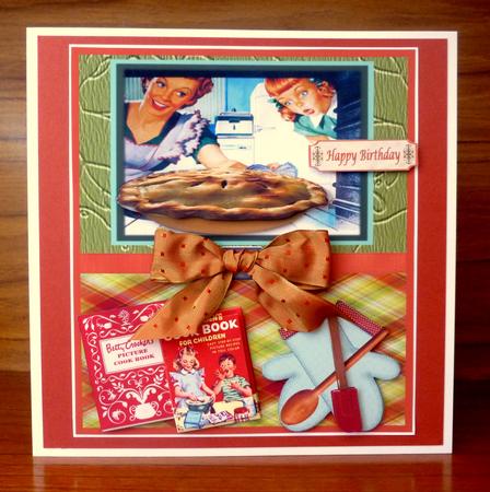 Home Cooking Vintage Style Topper & Decoupage by CAROL LODGE