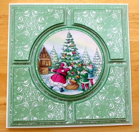 Decorating the Tree Mint Architects Quad 8in Cf Kit by CAROL LODGE