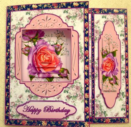 Aperture Kit- Lilac and Peach Roses by CAROL LODGE