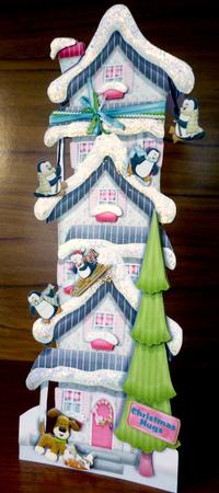 Long Tall Alley Large Dl Mini-kit - Snow Slope Cottage by CAROL LODGE
