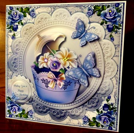 Violet Cupcake 8x8 Mini Kit by CAROL LODGE