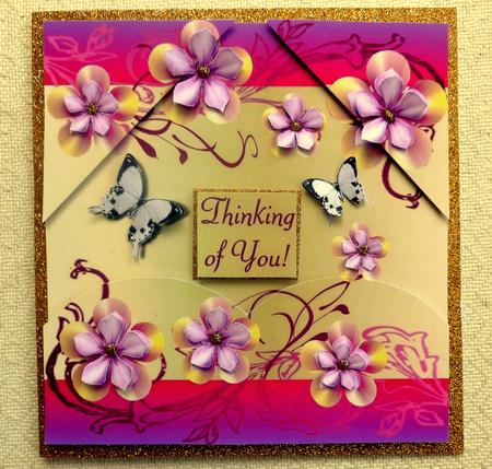 Flowers and Butterflies by CAROL LODGE