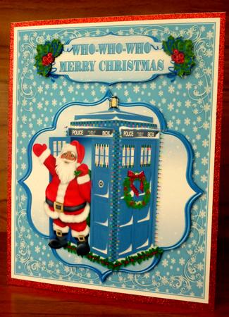 Dr Who Christmas Quick Card by CAROL LODGE