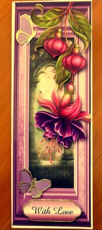 Large Dl Fuschia Framed by CAROL LODGE