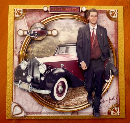 Art Deco Man Antonio (pink) Mini Kit by CAROL LODGE