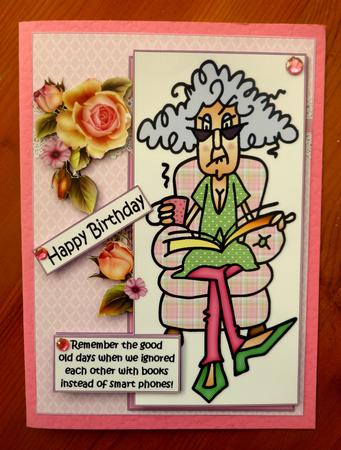 Stella Remembers the Good Old Days Quick Card by CAROL LODGE