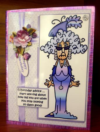 Stella Has Birthday Advice Quick Card by CAROL LODGE