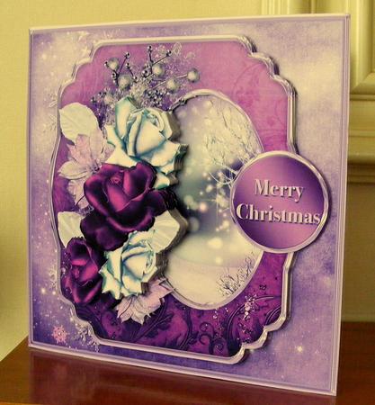 Snowy Night - Aperture Layer Card Mini Kit by CAROL LODGE