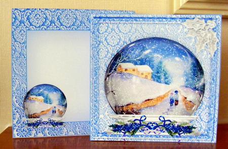 Walk in the Snow - Mini Card and Envelope by CAROL LODGE