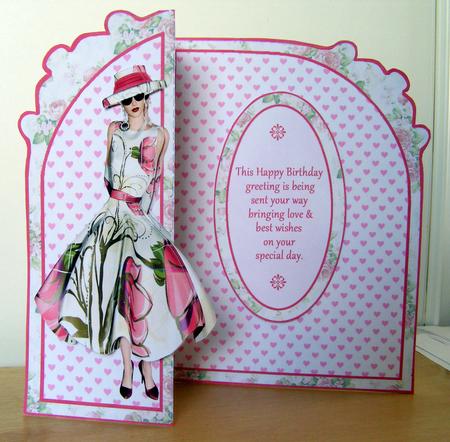 Fbp - Gladrags-on Pink Blooms by CAROL LODGE
