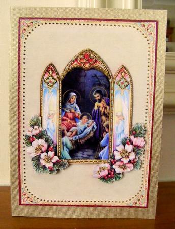 Nativity Scene Quick Card by CAROL LODGE