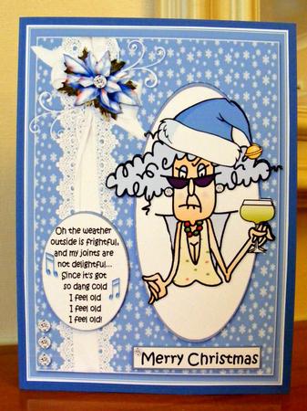 Stella Winter Makes Her Feel Old Quick Card by CAROL LODGE