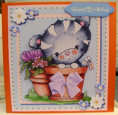 8x8 Mini Kit , Plant Pot Kitty by CAROL LODGE