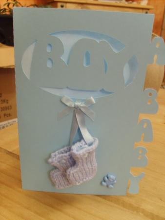 Baby Boy Aperture Card by Carol McDonald