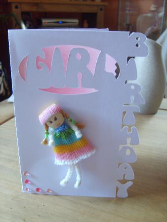 Birthday Girl Card by Carol McDonald
