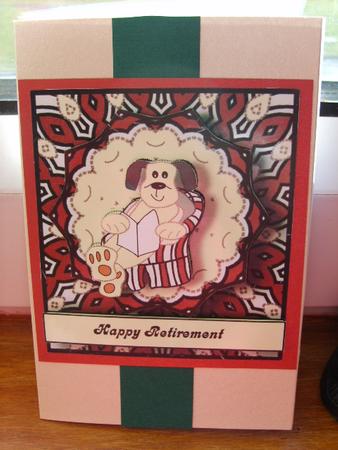 Doggie Retirement Red by Carol McDonald