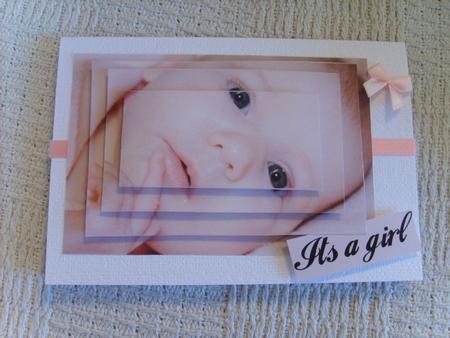 A New Baby Girl by Carol McDonald