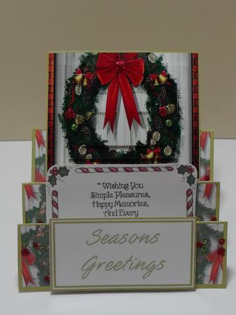 Christmas Wreath Stair Stepper Kit by Carol N Watson