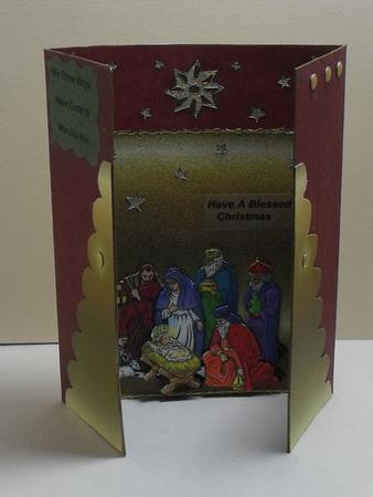 The Nativity Scene by Carol N Watson