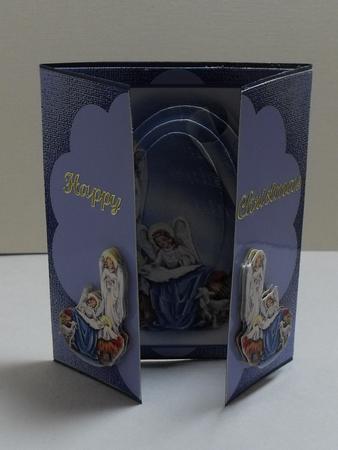 Nativity Gate Fold with Step by Step and Pyramid by Carol N Watson