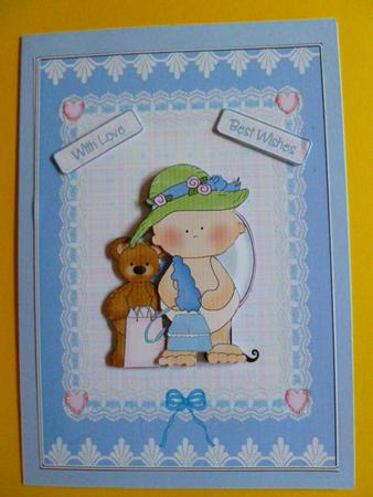 Dress Up 2 Card Front by Carol Sear