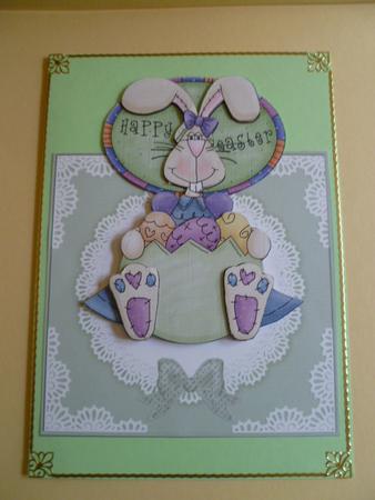 Easter Card Decoupage Toppers by Carol Sear