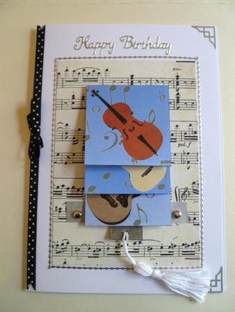 String Instrument Waterfall Sheet by Carol Sear