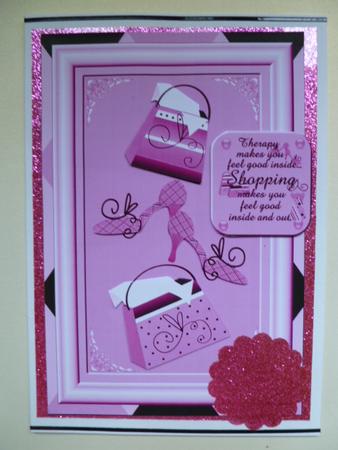 Shopping Therapy Lilac by Carol Sear