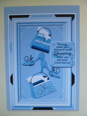 Retail Therapy Blue by Carol Sear