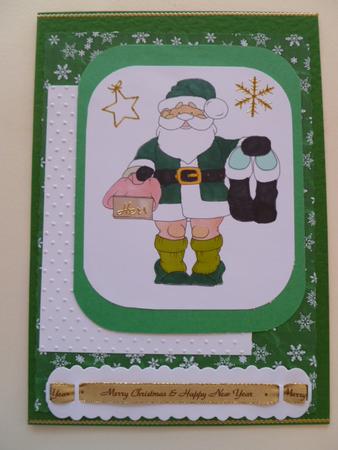 High Heel Santa Doodles Digital Stamp by Carol Sear