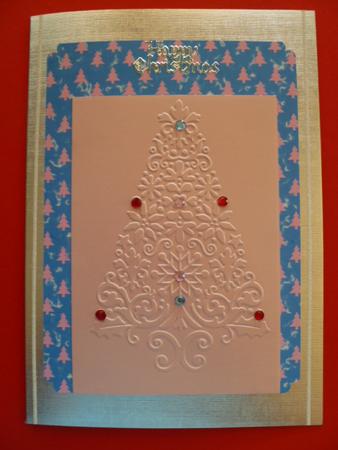 Pink Christmas Trees by Carol Sear