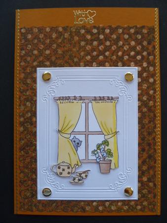 Kitchen Window and Window with Shutters Digi Stamps by Carol Sear